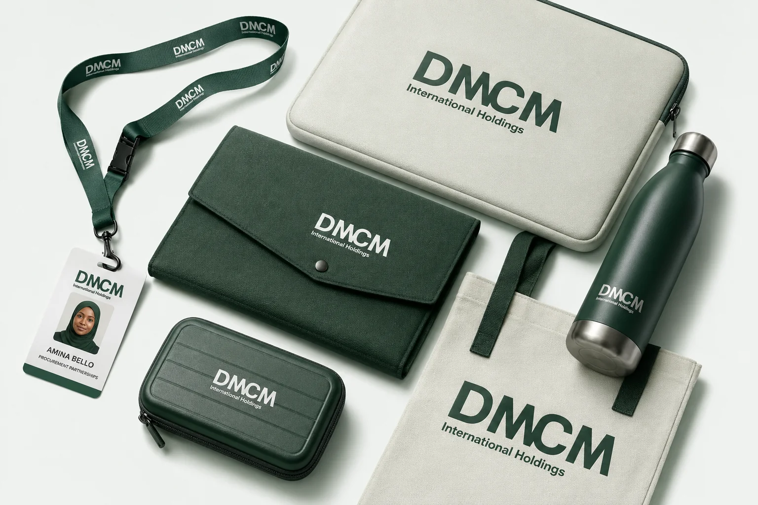 DMCM identity across corporate accessories